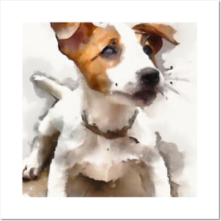 Watercolor Jack Russell Terrier - Dog Lovers Posters and Art